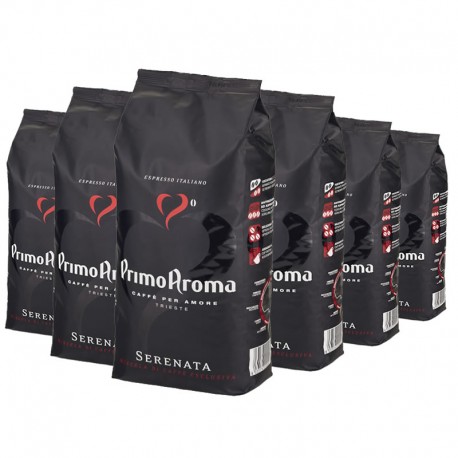 Serenata 100 % Arabica 6 x 1000 g  / Primo Aroma 7 Sorten feinste Qualität