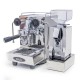 SAB Alice MGS Espressomaschine, Eureka Silenzio Chrom, Kaffeesatzlade, Tamperstation und Tamper