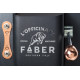 Kaffeepadmaschine Faber Pro Deluxe Schwarz Matt mit Ganzkörper aus matt / glänzend lackiertem Edelstahl / für 44mm ESE