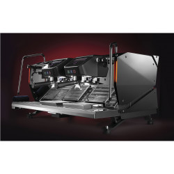 Royal "GENERATION-X" Siebträger Espresso-Maschine, Multiboiler, 2 Gruppen, Elektronik mit  Arbeitsflächen-Beleuchtung