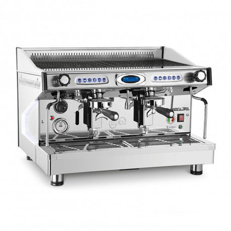 BFC Classica Eva Plus 2 Gruppen Elektronik, Siebträgermaschine, Edelstahl-Kaffeemaschine