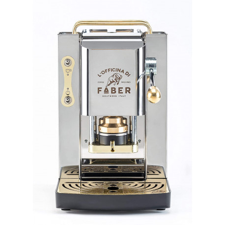 Kaffeepadmaschine Faber Pro Deluxe Edelstahl