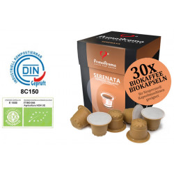 Serenata 100 % Arabica  Biokaffee in der Bioholz-Kapsel | Biologisch abbaubar und kompostierbar