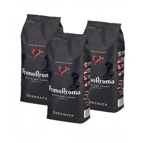 Serenata 100 % Arabica / 3 x 1000g  Primo Aroma 7 Sorten feinste Arabica Qualität