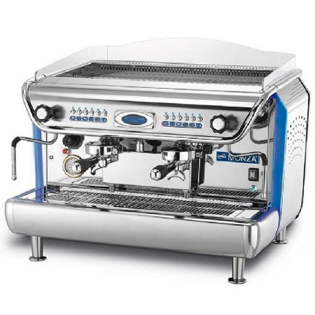 BFC Monza K 2 Gruppen, Elektronik, Edelstahl, mit LED-Arbeitsflächen-Beleuchtung und LED-Seitenteil-Beleuchtung