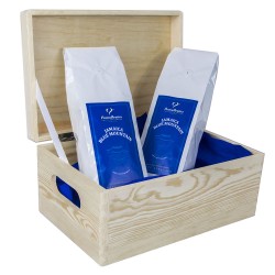 Jamaica Blue Mountain Woodcase (First Grade Coffee in Geschenkbox) 2 x 250g